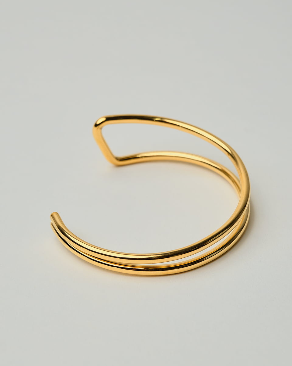 18K Plated Nance Cuff Bracelet