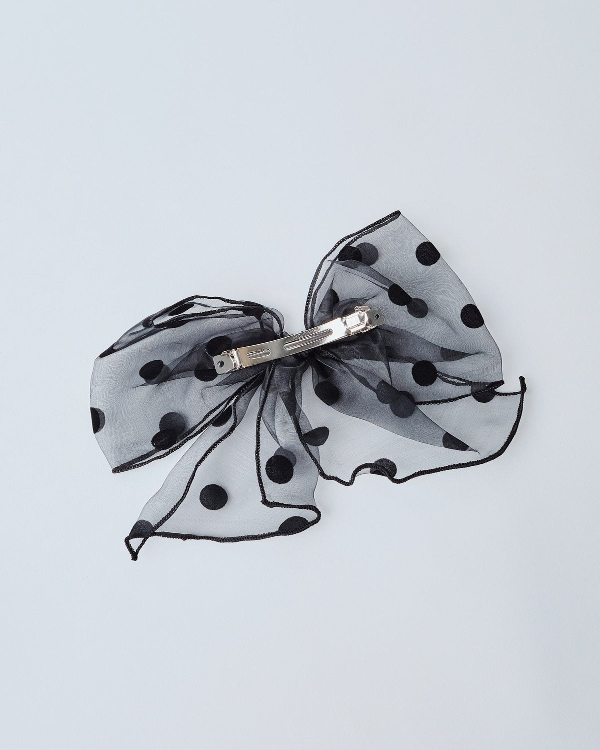 Polka Dot Bow Barrette