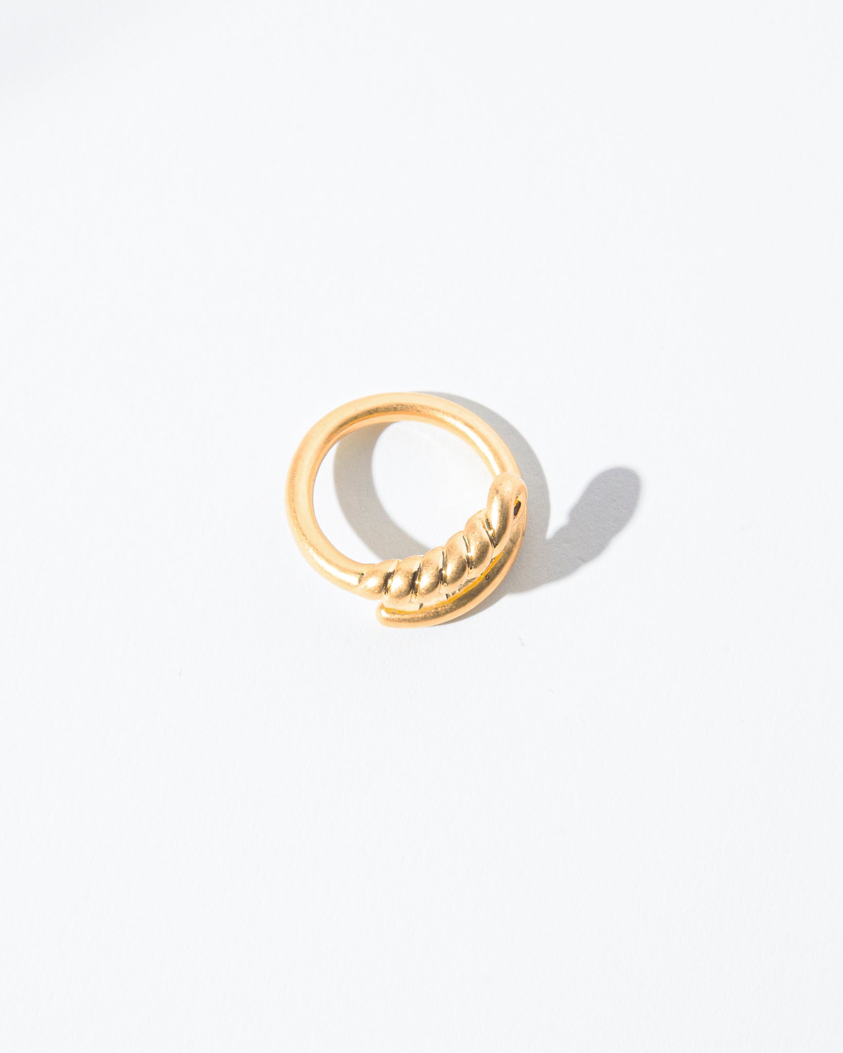 18K Plated Twisty Ring