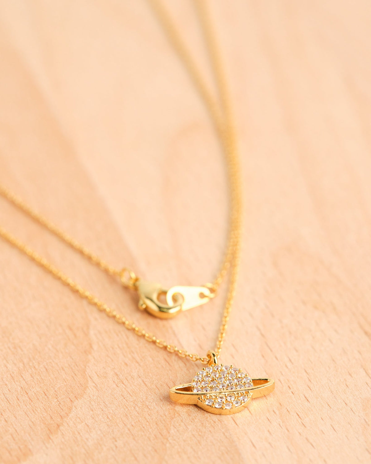 16K Plated Planet Necklace
