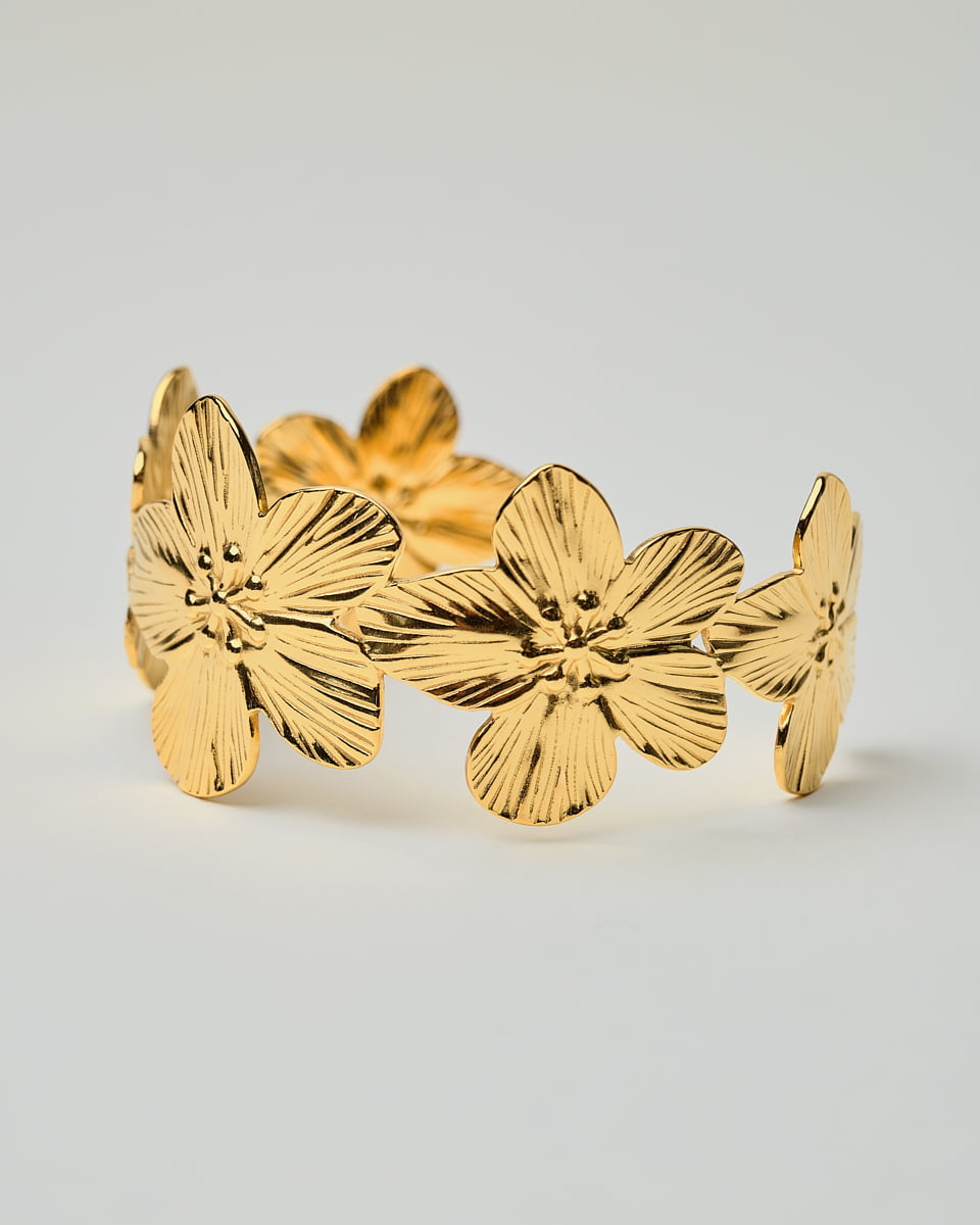 18K Plated Tashi Cuff