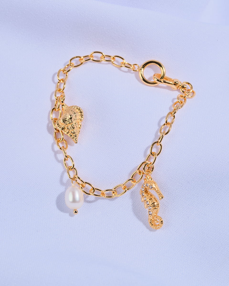 16K Plated Caballito Bracelet