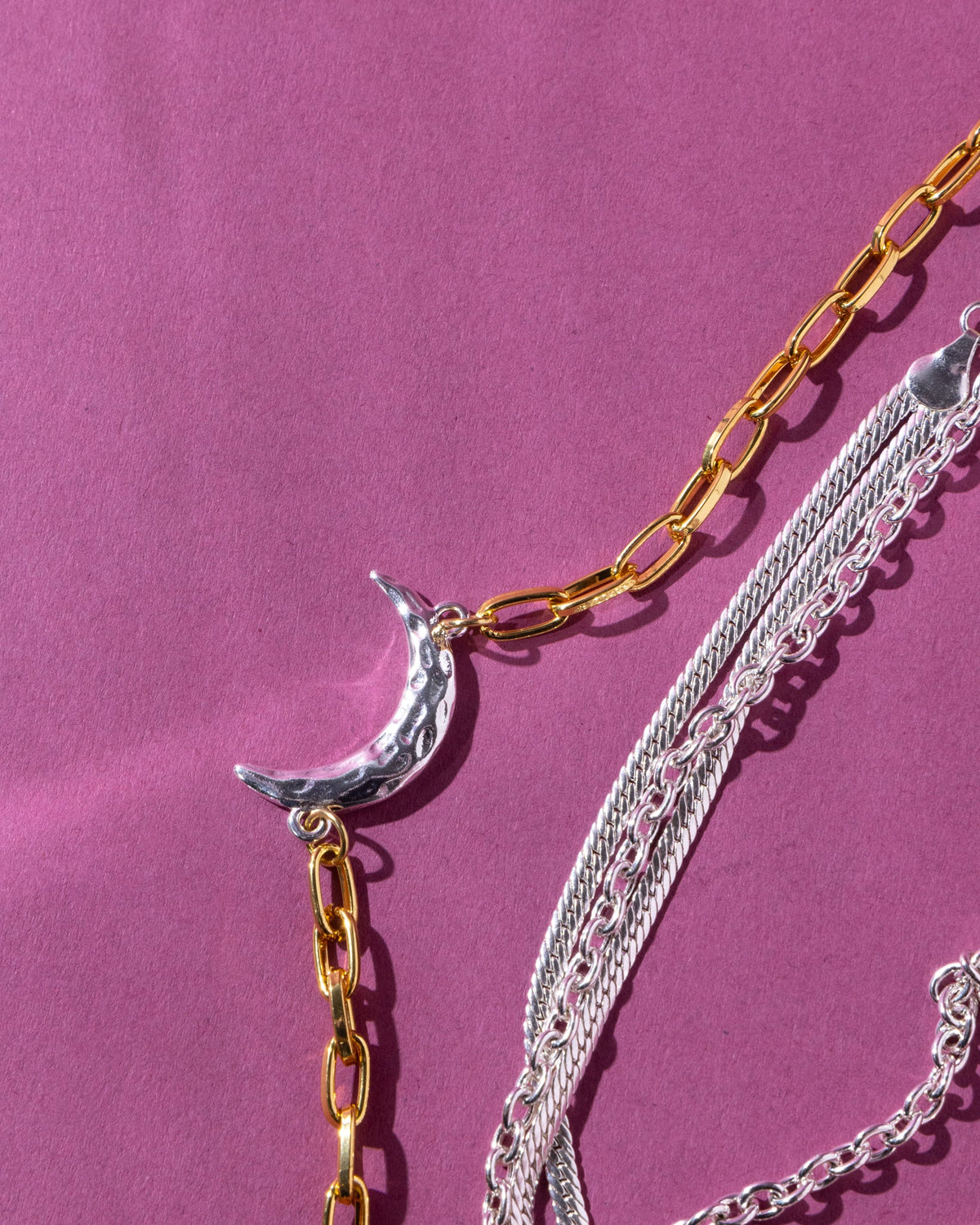 16K Plated Phases Necklace