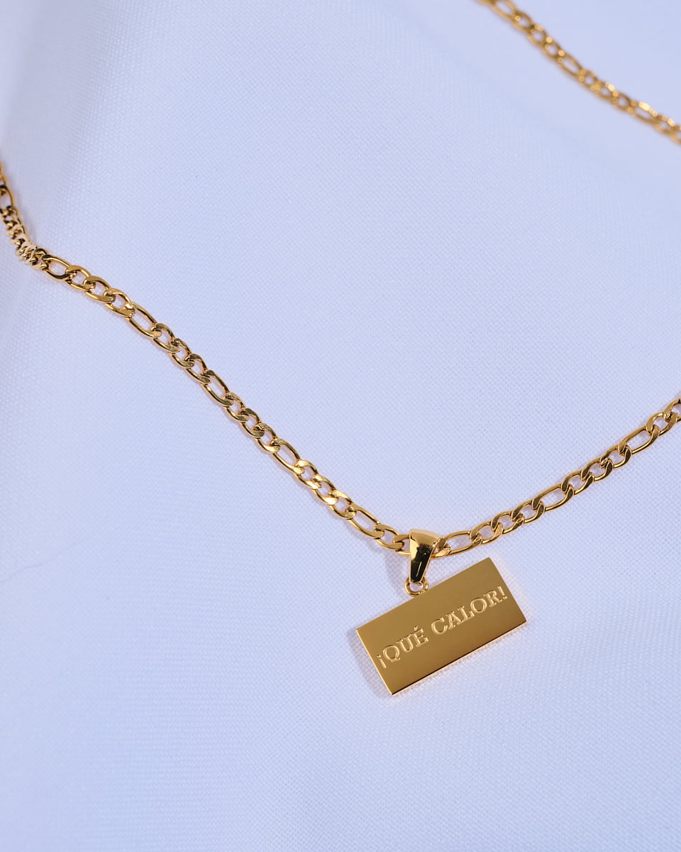 18K Plated Que Calor Necklace