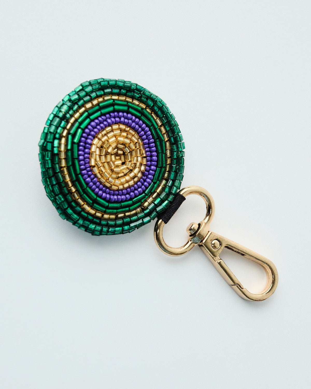 Beaded Circle Purse Dangle