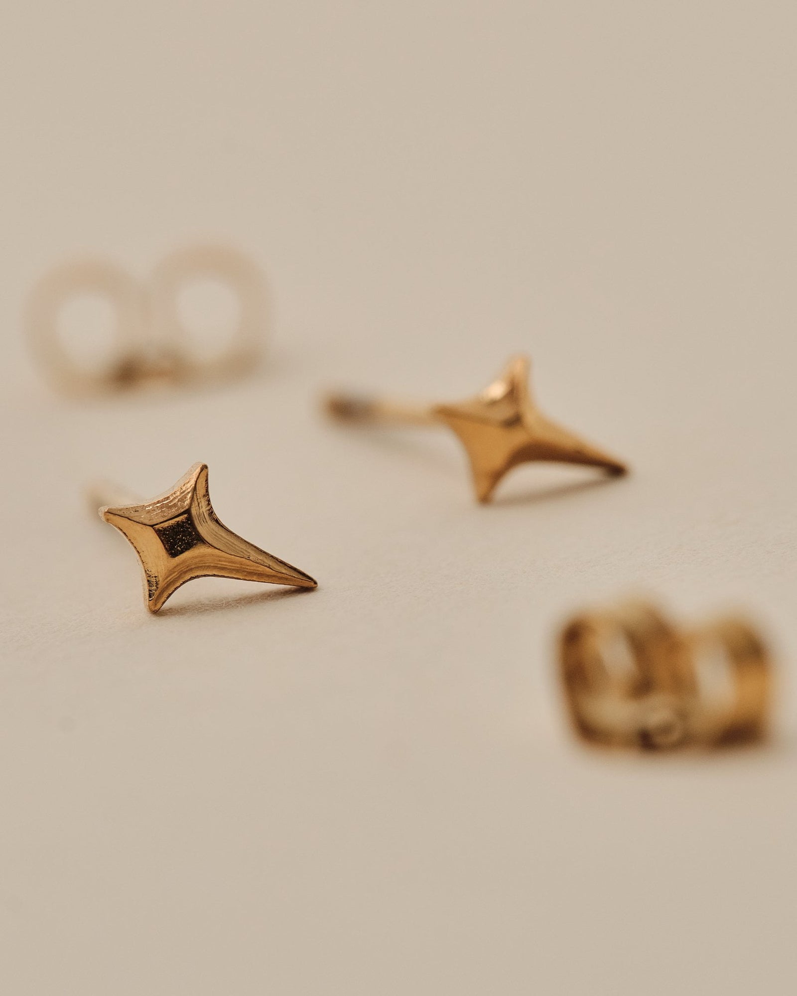 18K Plated Astral Post Earrings