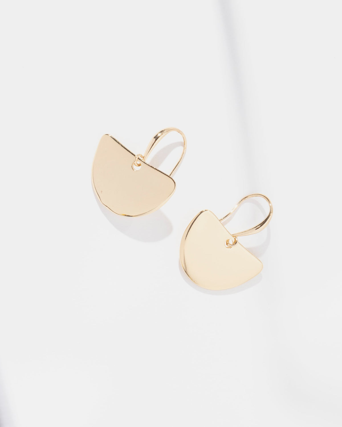 16K Plated Penny Earrings