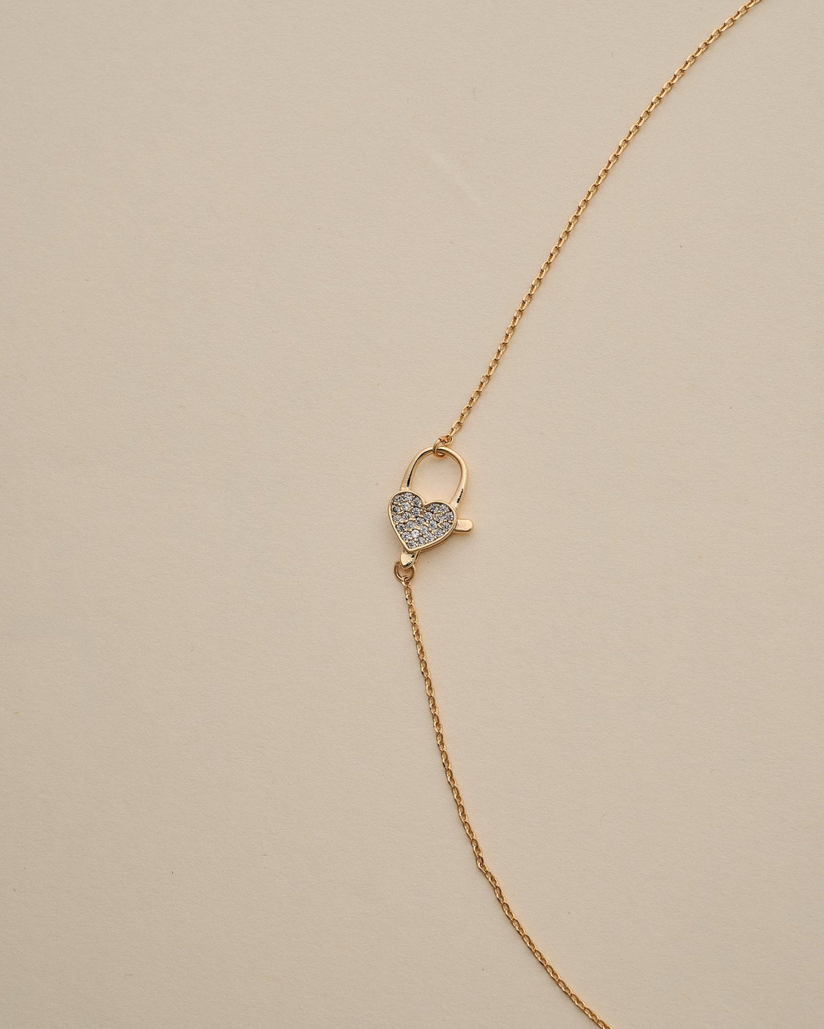 16K Plated Lockheart Necklace