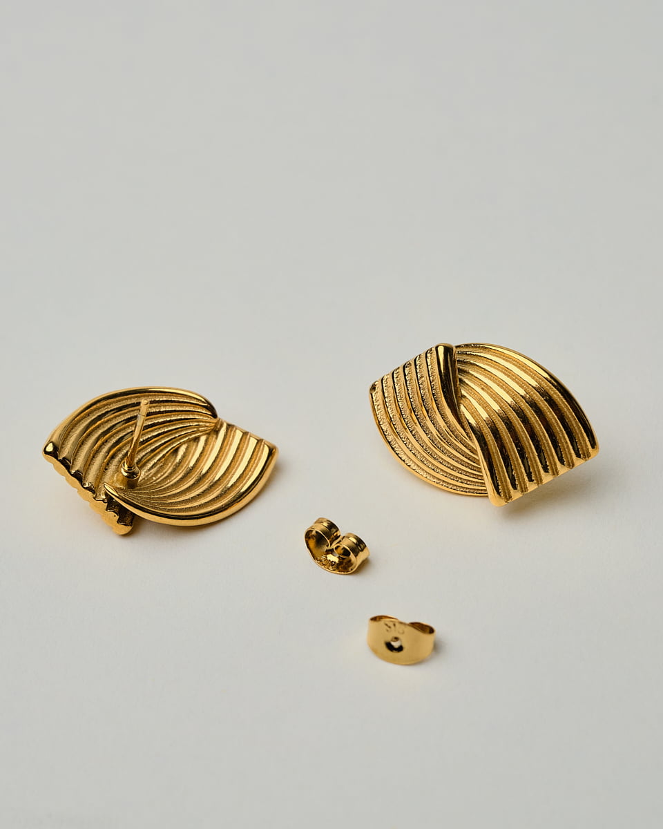 18K Plated Lezy Earrings