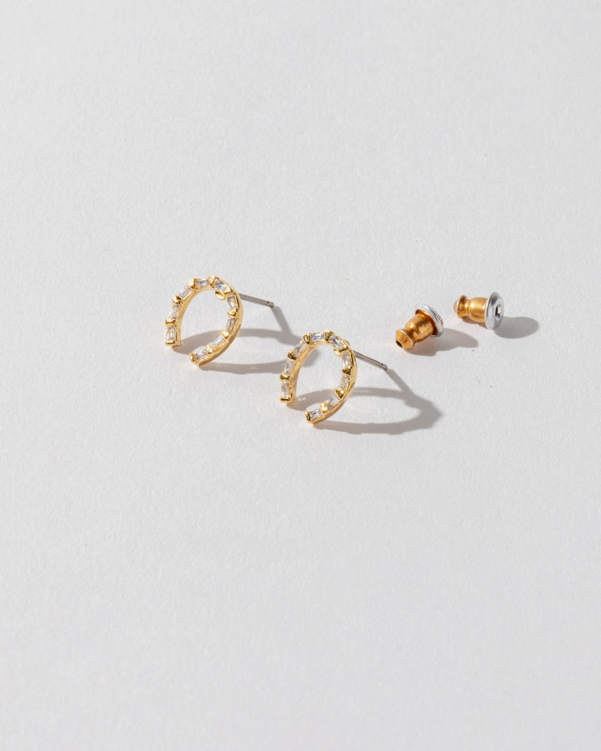 16K Plated Herradura Earrings