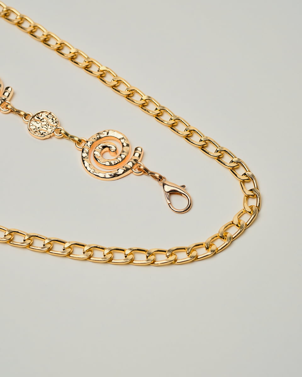 Gold Spiral Belt