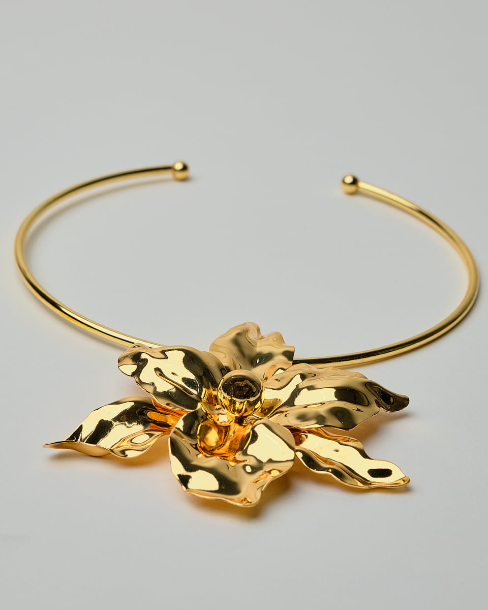 16K Plated Cecil Necklace