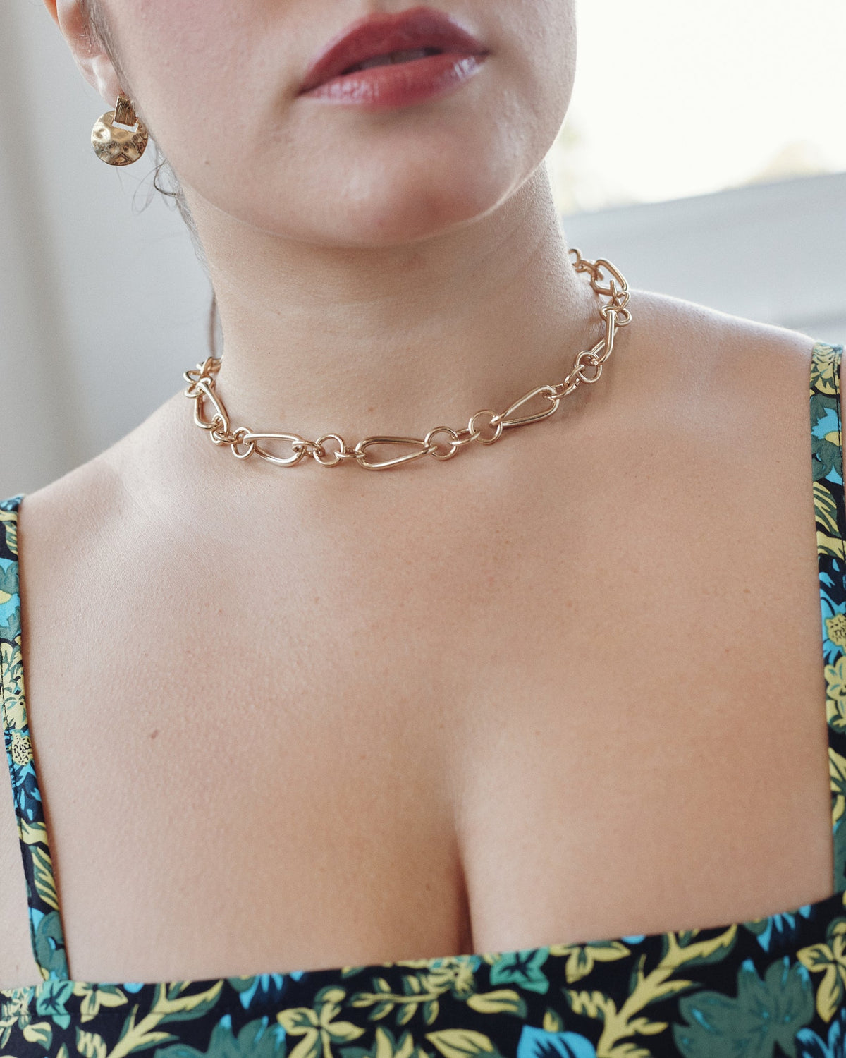 14K Plated Natasha Necklace