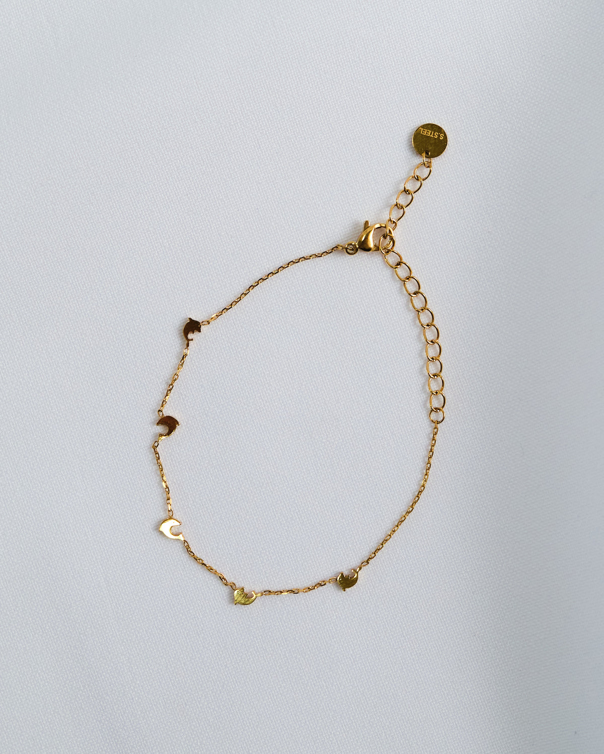 18K Plated Dolphin Bracelet