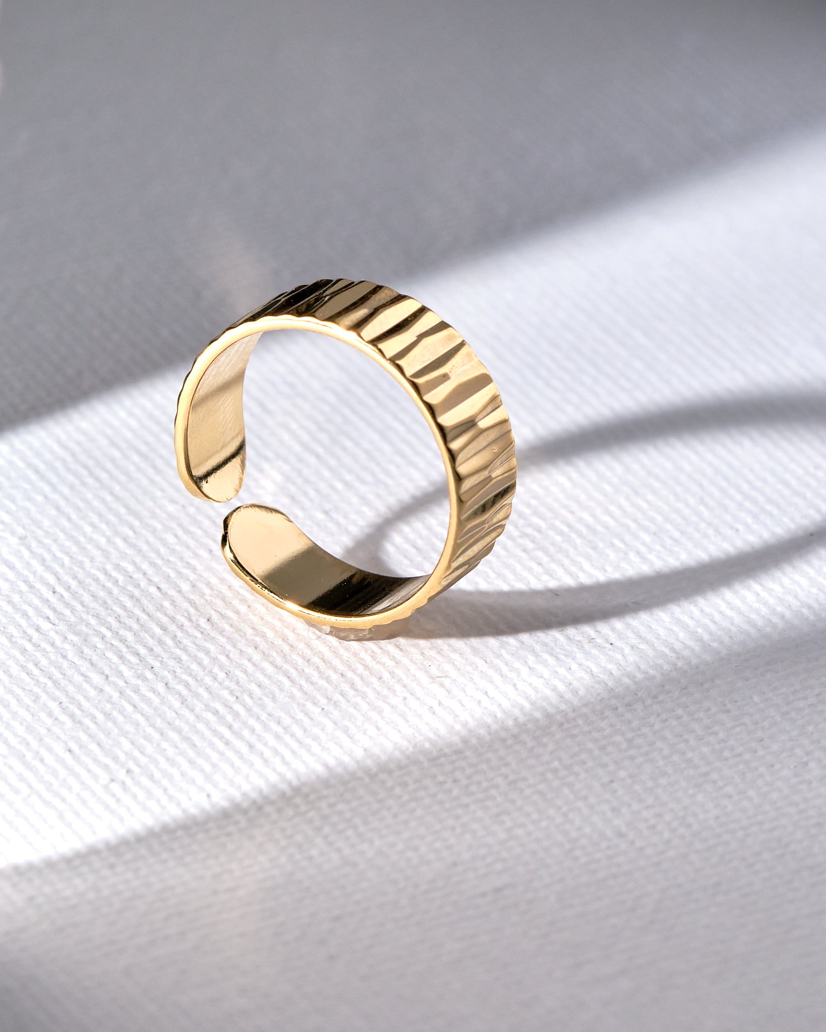 16K Plated Solid Gold Ring