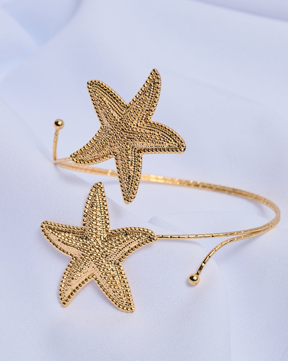 16K Plated 2 Estrellas Armband