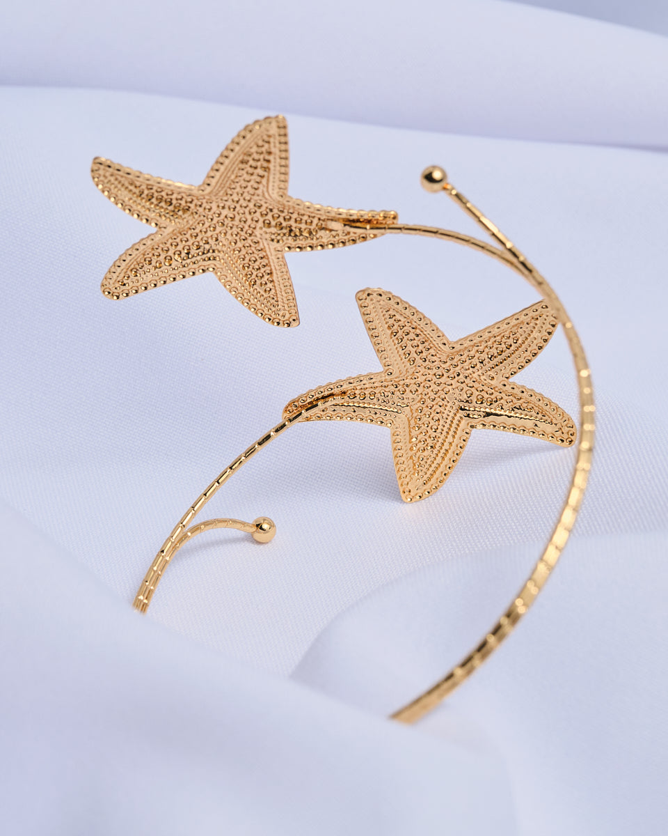 16K Plated 2 Estrellas Armband