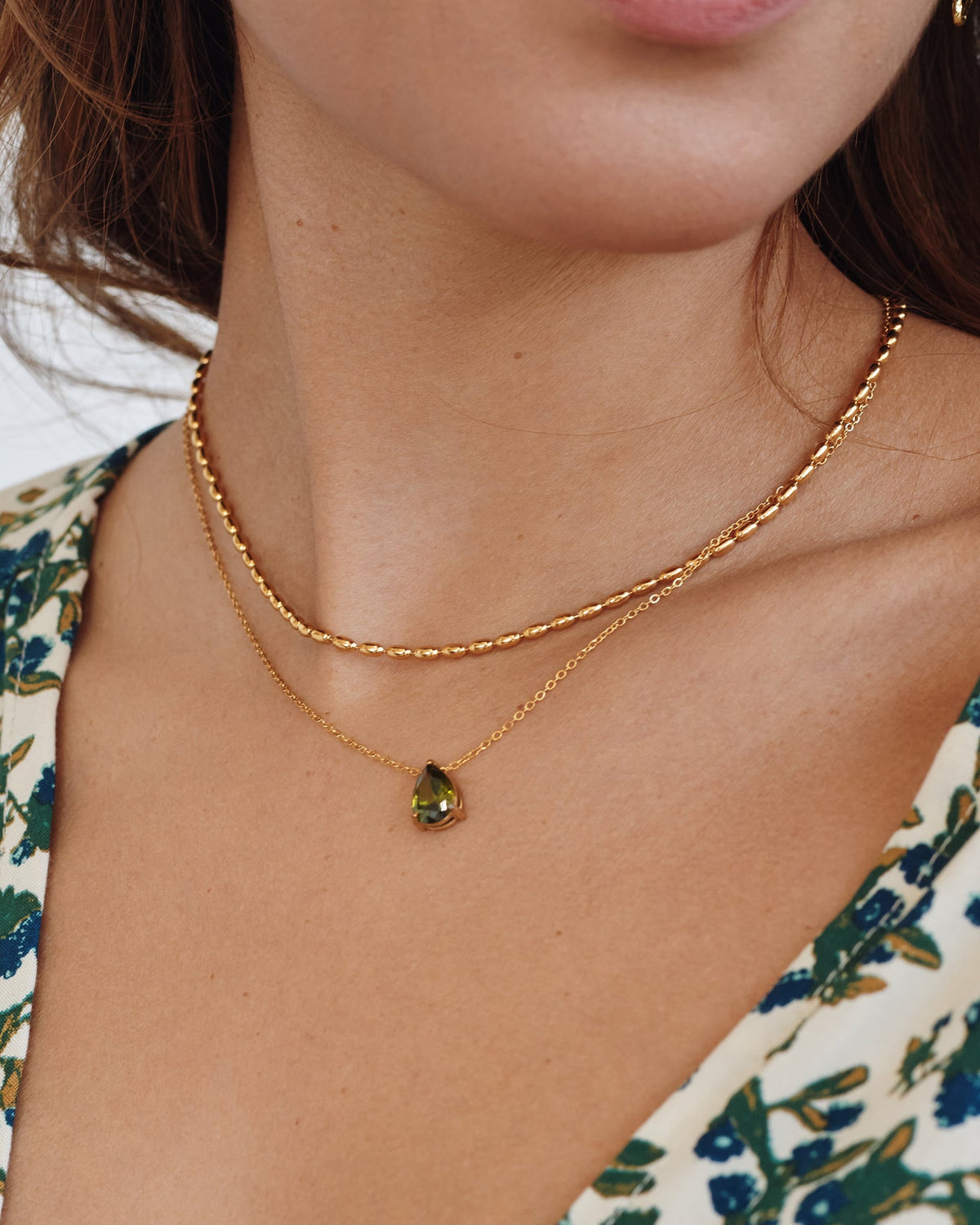 16K Plated Bert Necklace