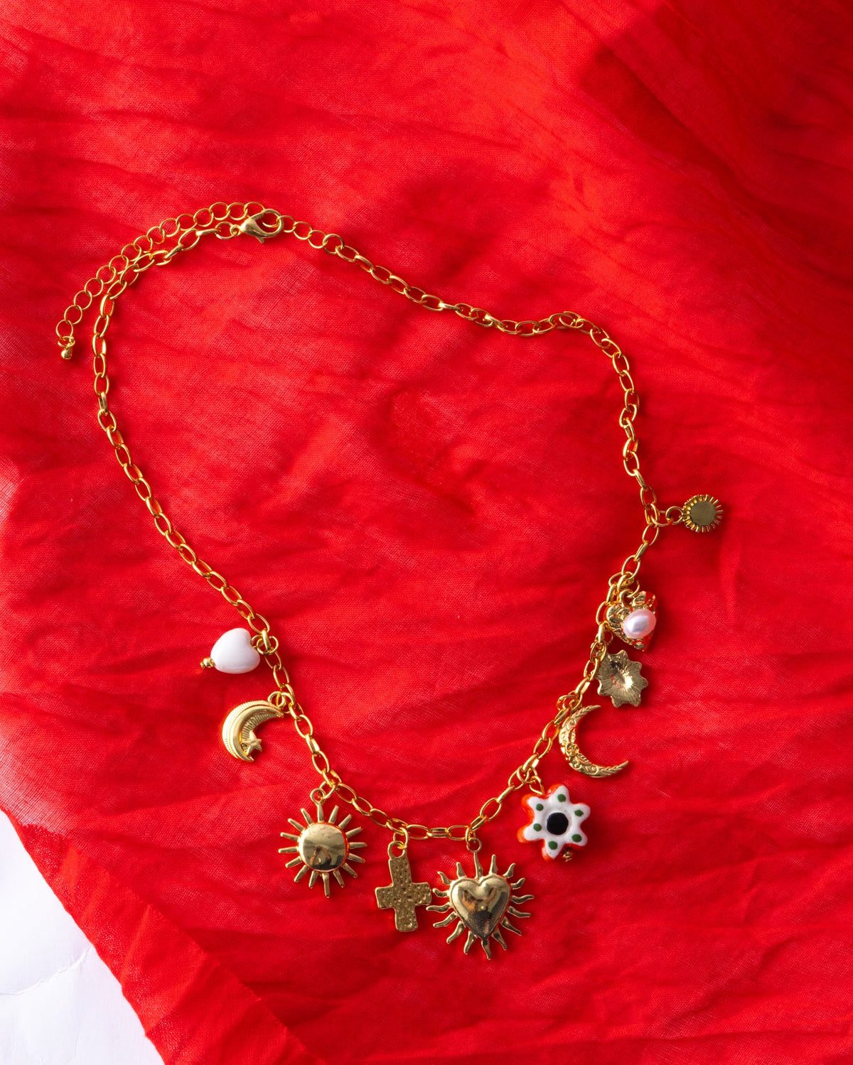 16K Plated Charming Necklace