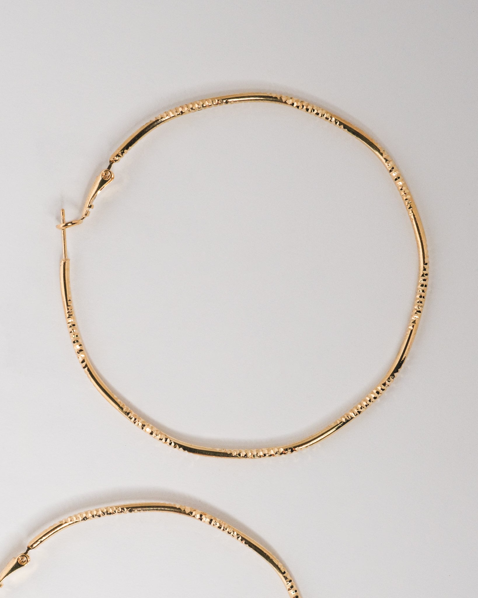 16K Plated Kiara Hoops