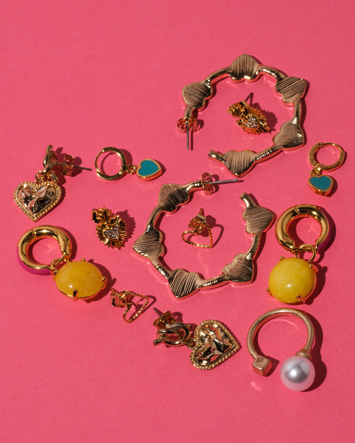 16K Plated Merced Earrings