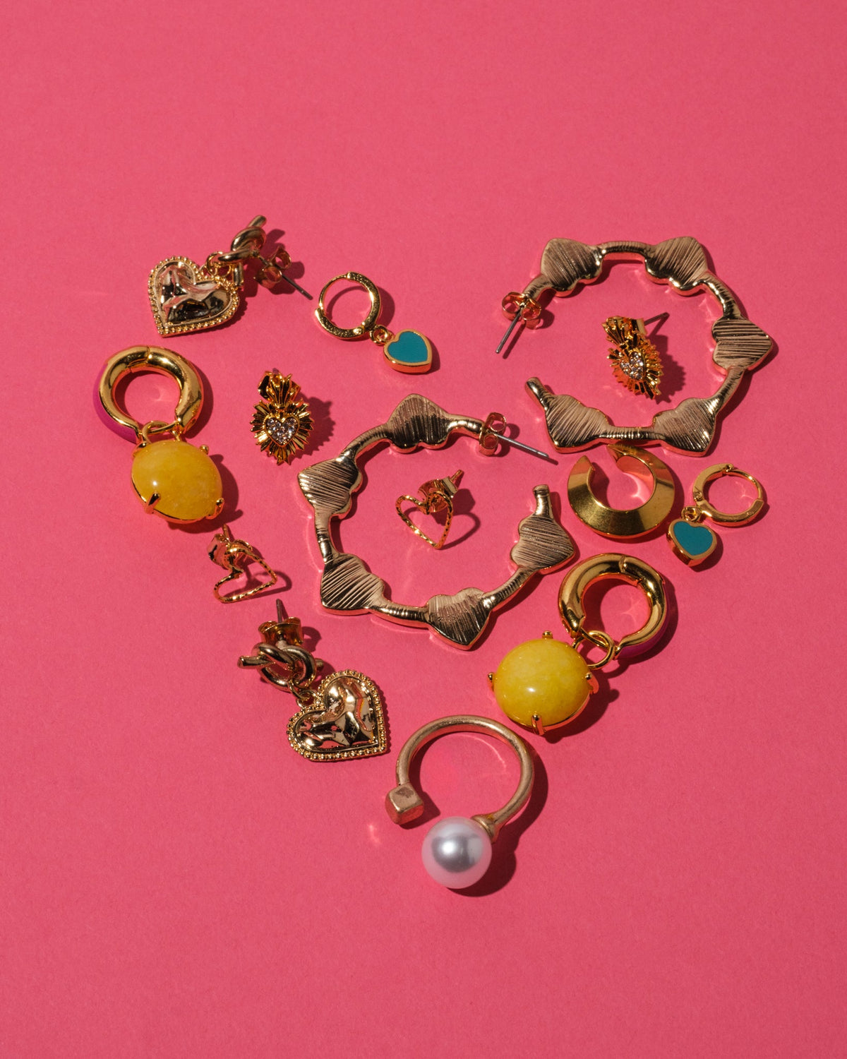 16K Plated Merced Earrings