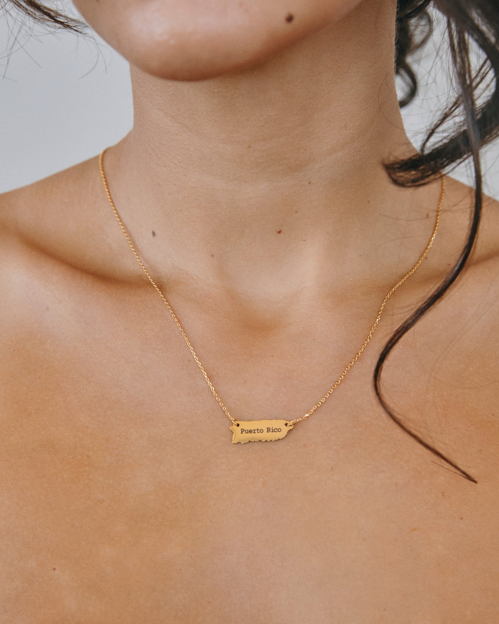 16K Plated Puerto Rico Necklace