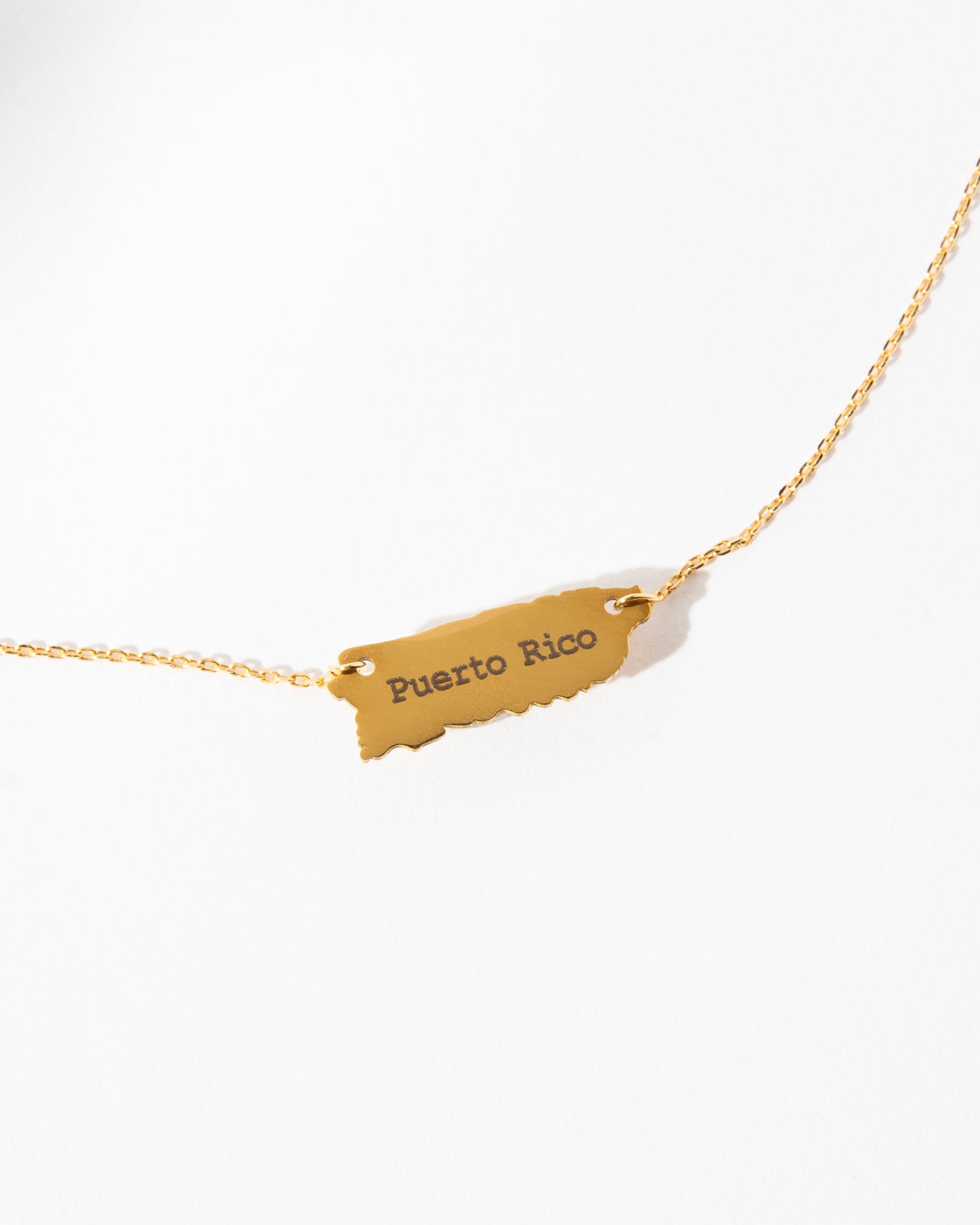 16K Plated Puerto Rico Necklace