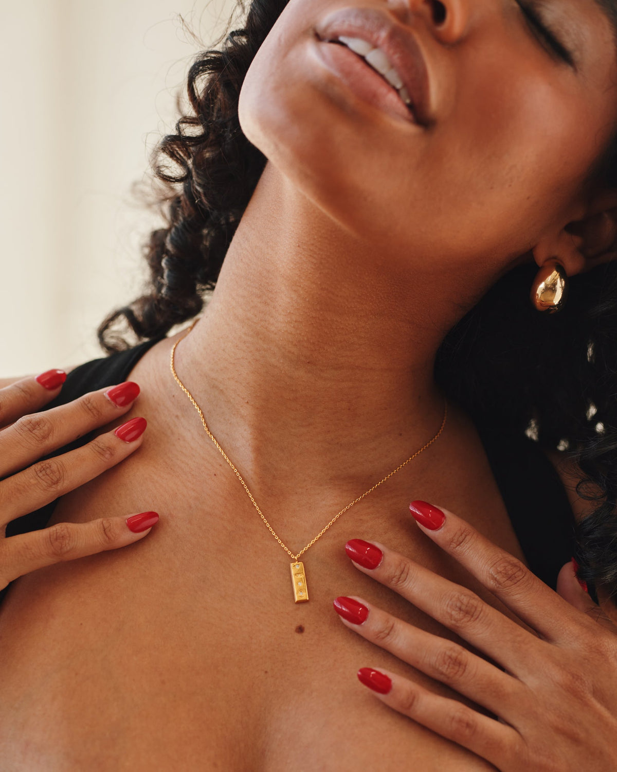 16K Plated Spiritual Stick Necklace