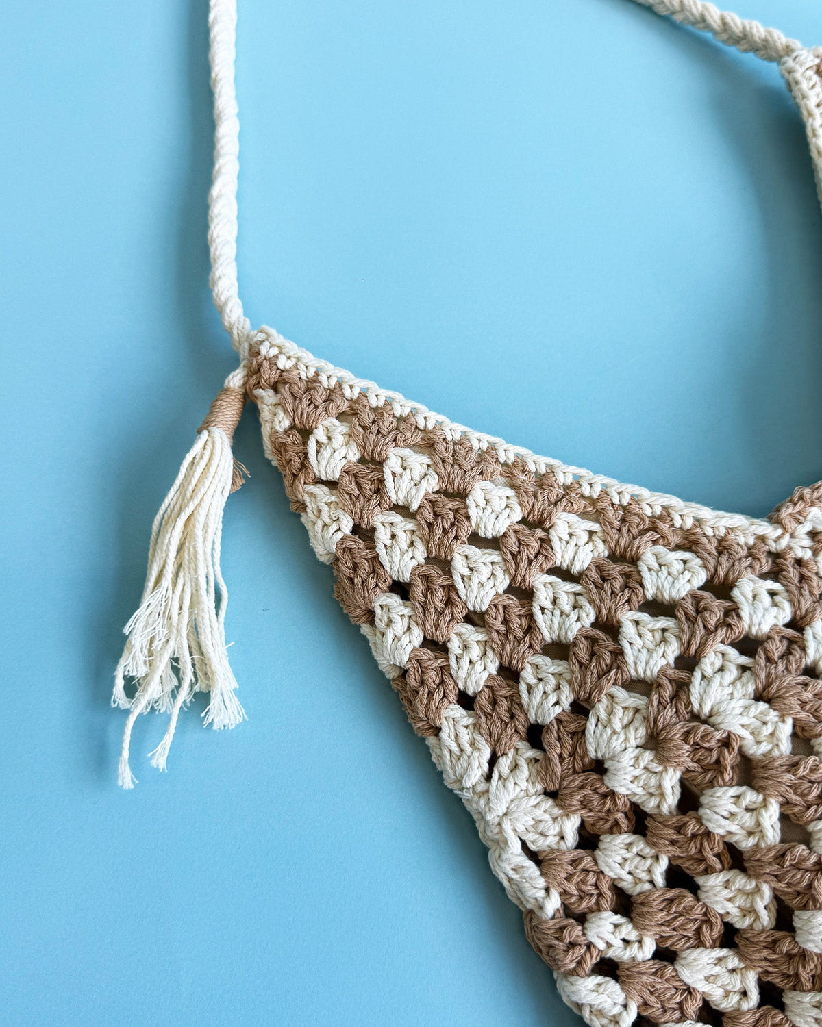 Crochet Contrast Purse