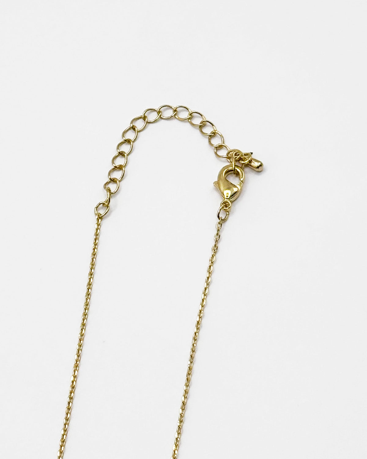 16K Plated Half Circle Necklace