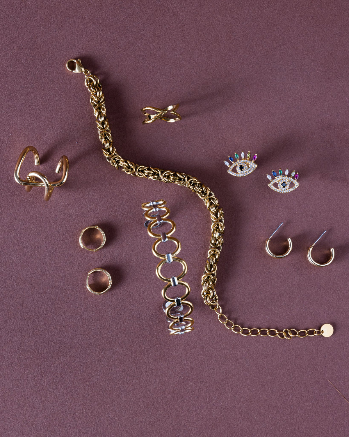 18K Plated April Bracelet