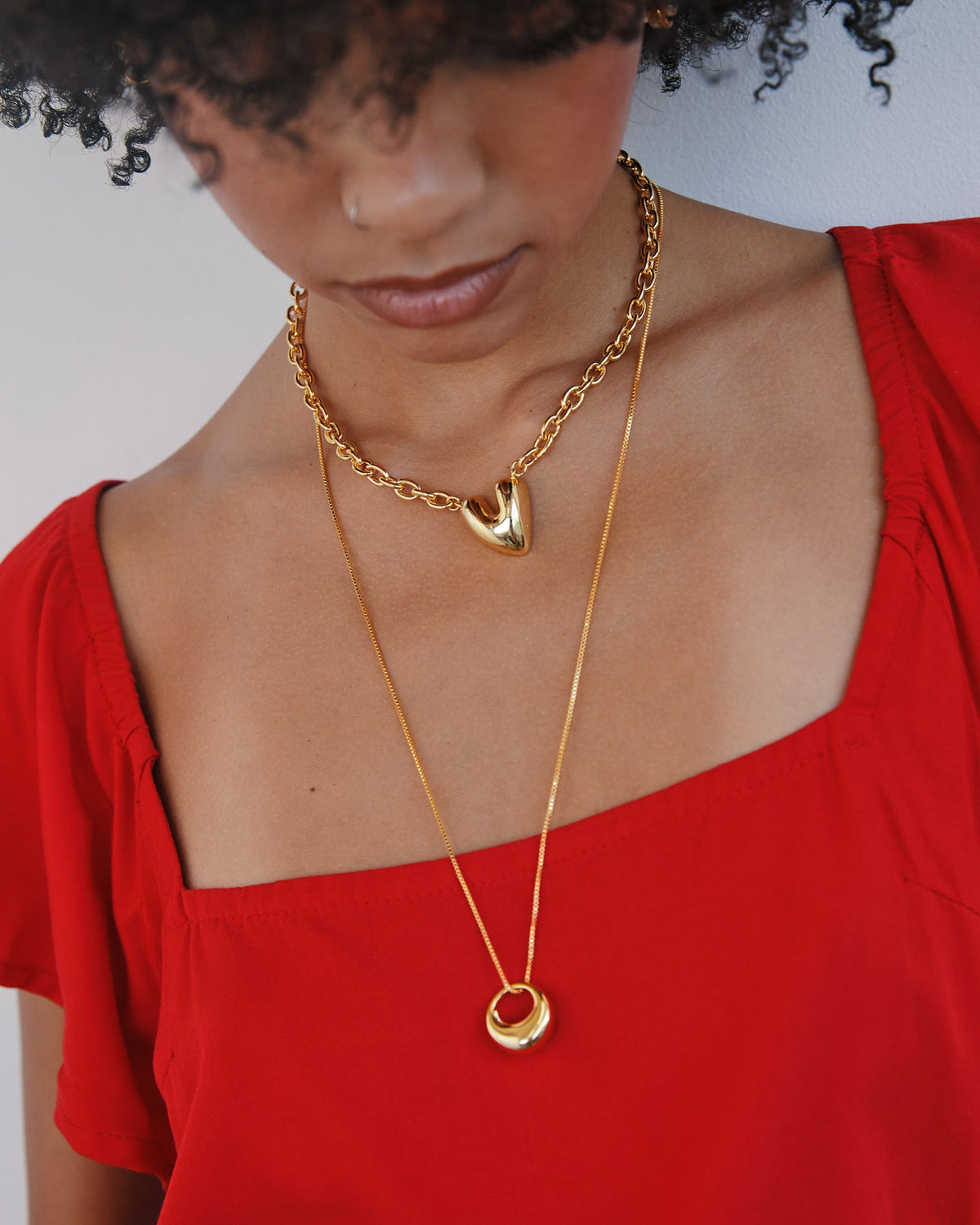 18K Plated Hold On Necklace