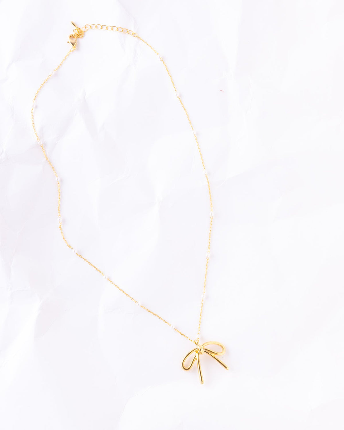 18K Plated Lazo Necklace