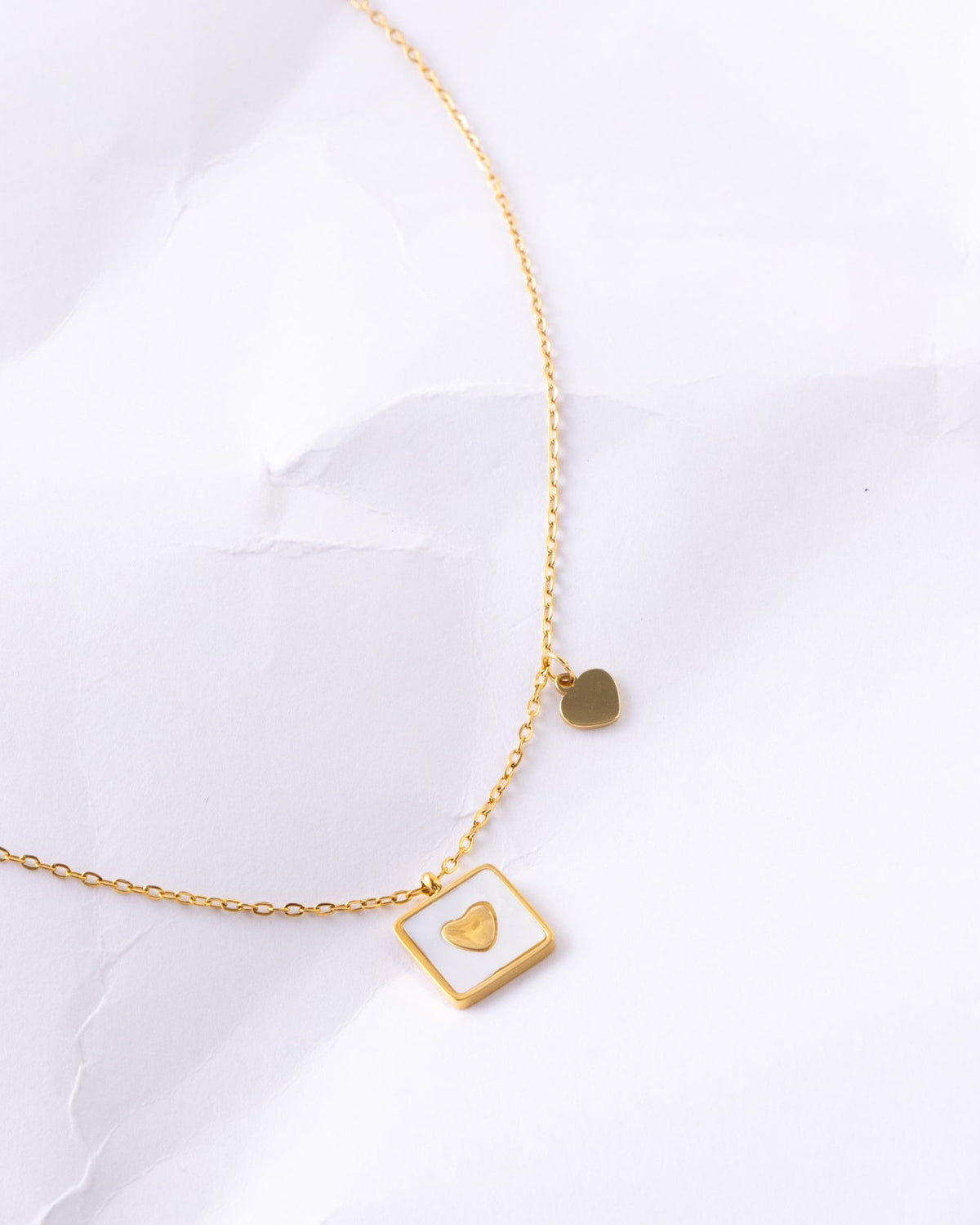 18K Plated Love Note Necklace
