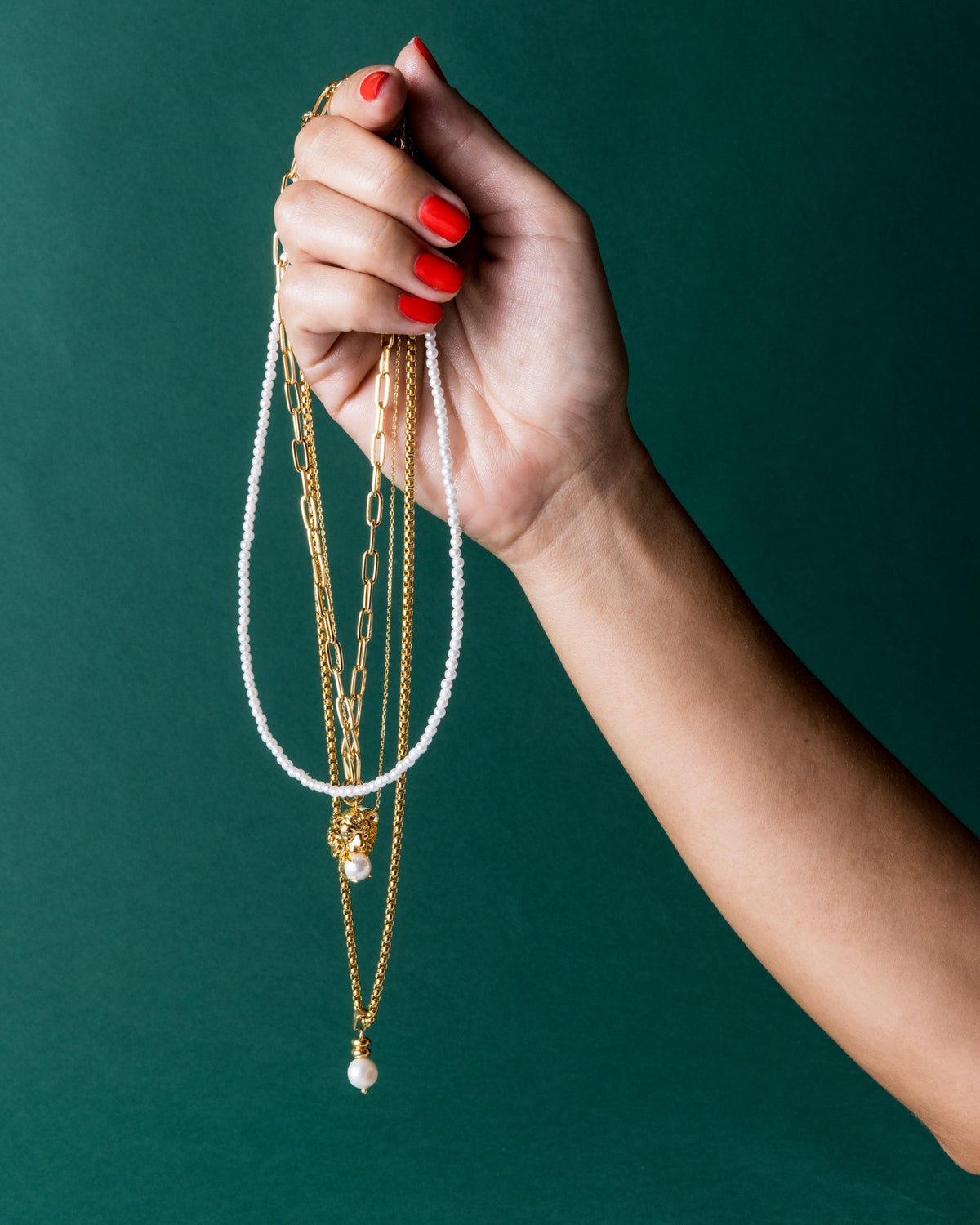 18K Plated Lyon Necklace