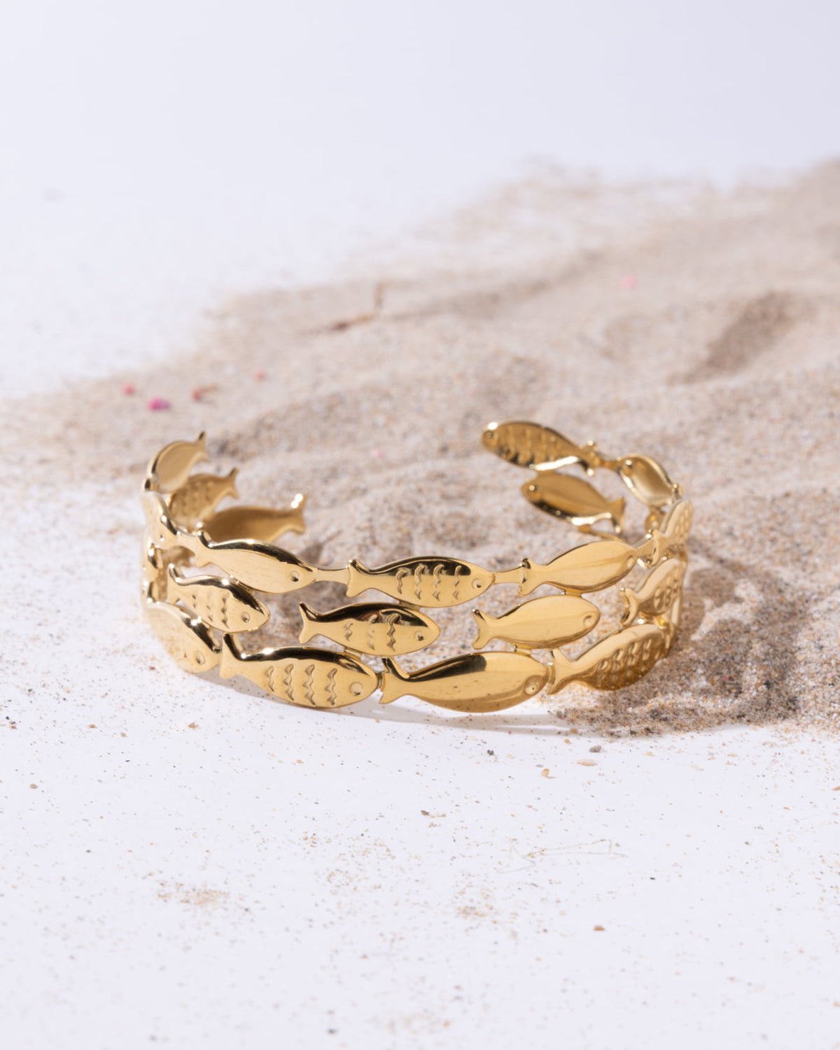 18K Plated Peces Cuff