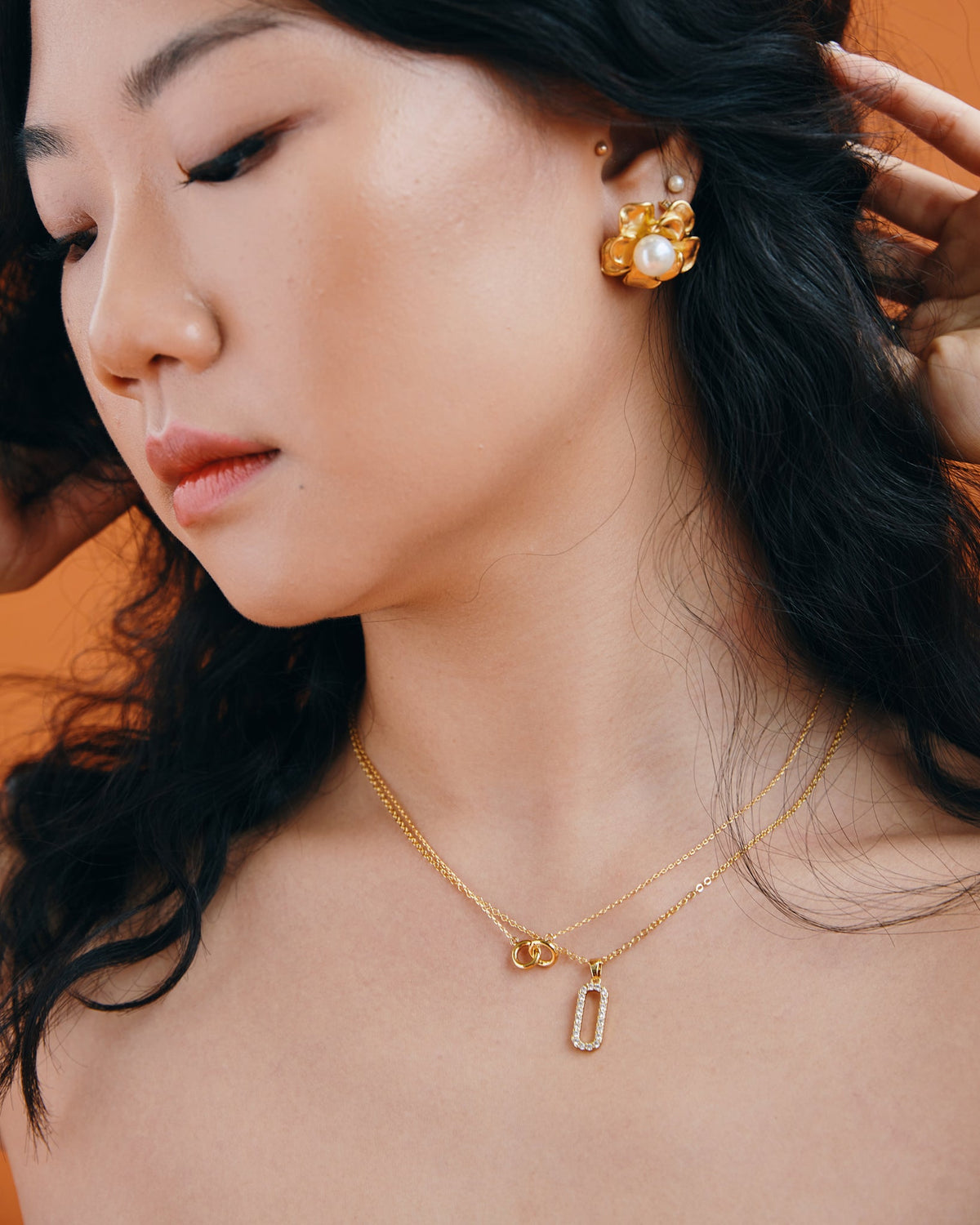 18K Plated Perla Bloom Earrings