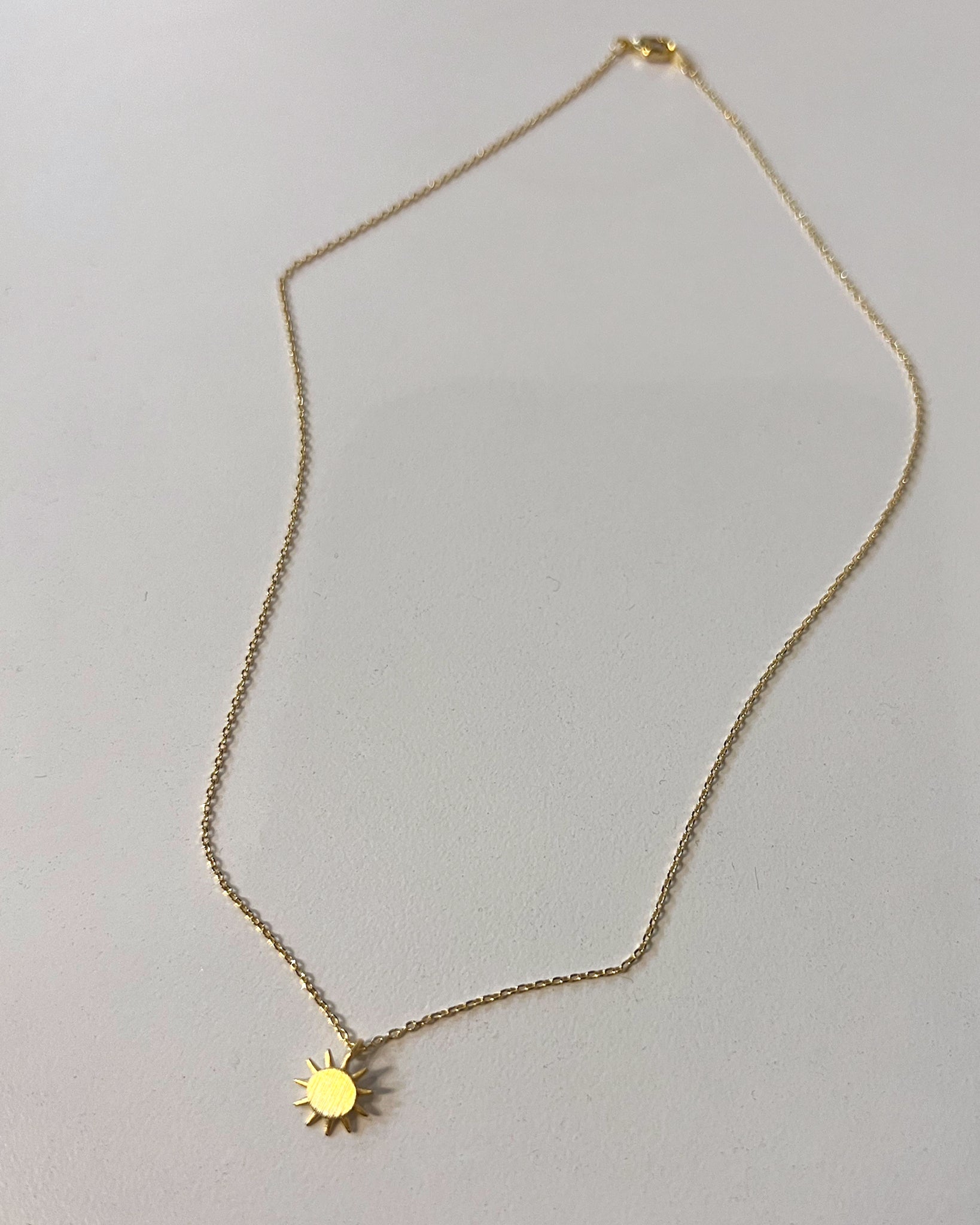 18K Plated Sol Necklace