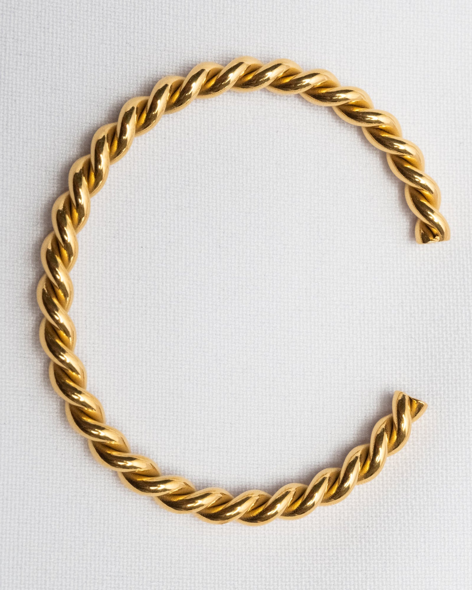 18K Plated Curly Cuff