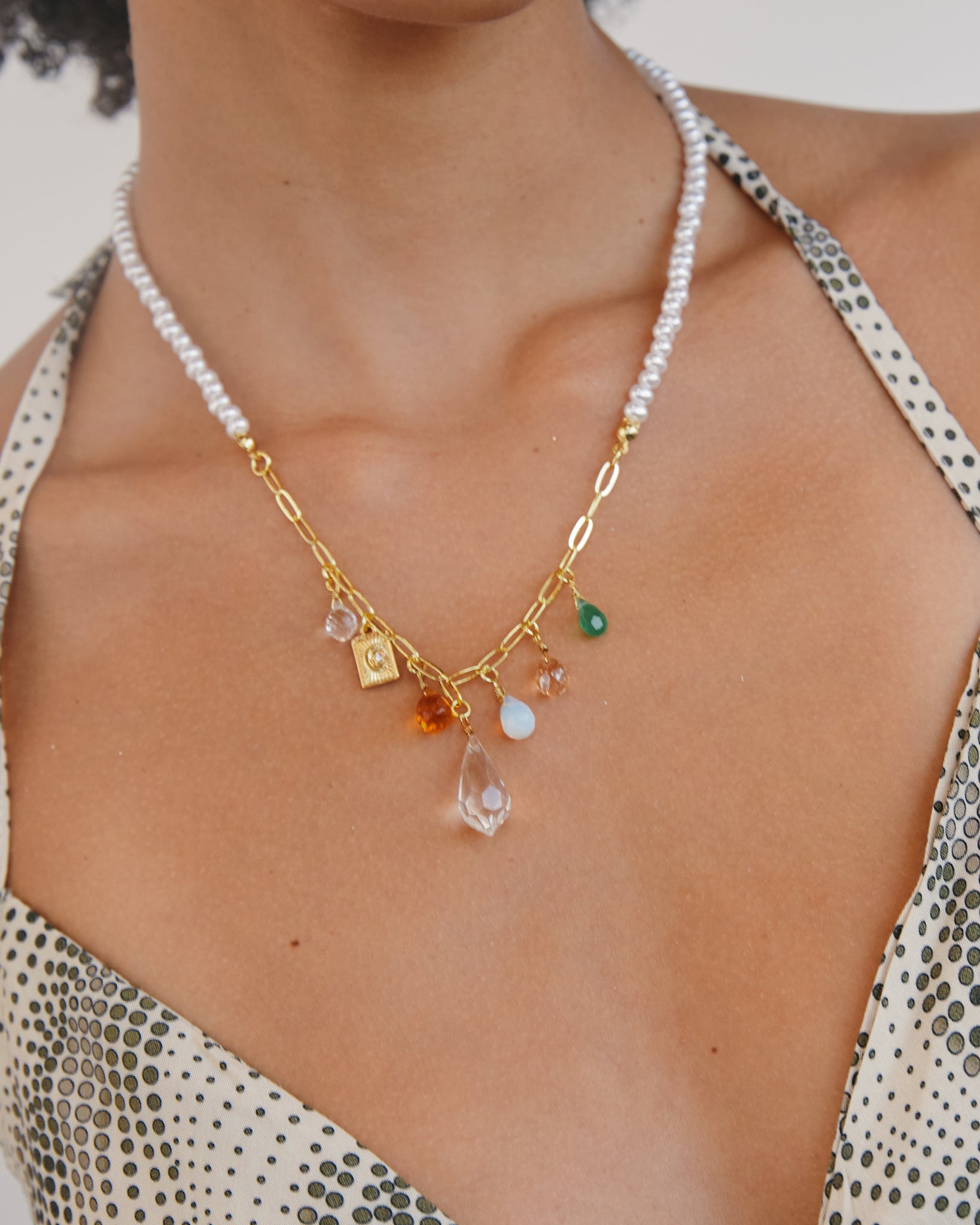 16K Plated Melissa Necklace