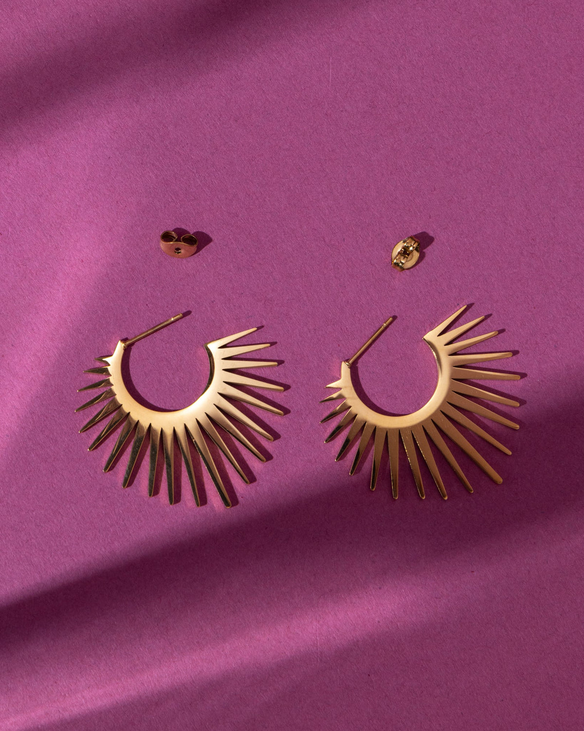 18K Plated Picos Earrings