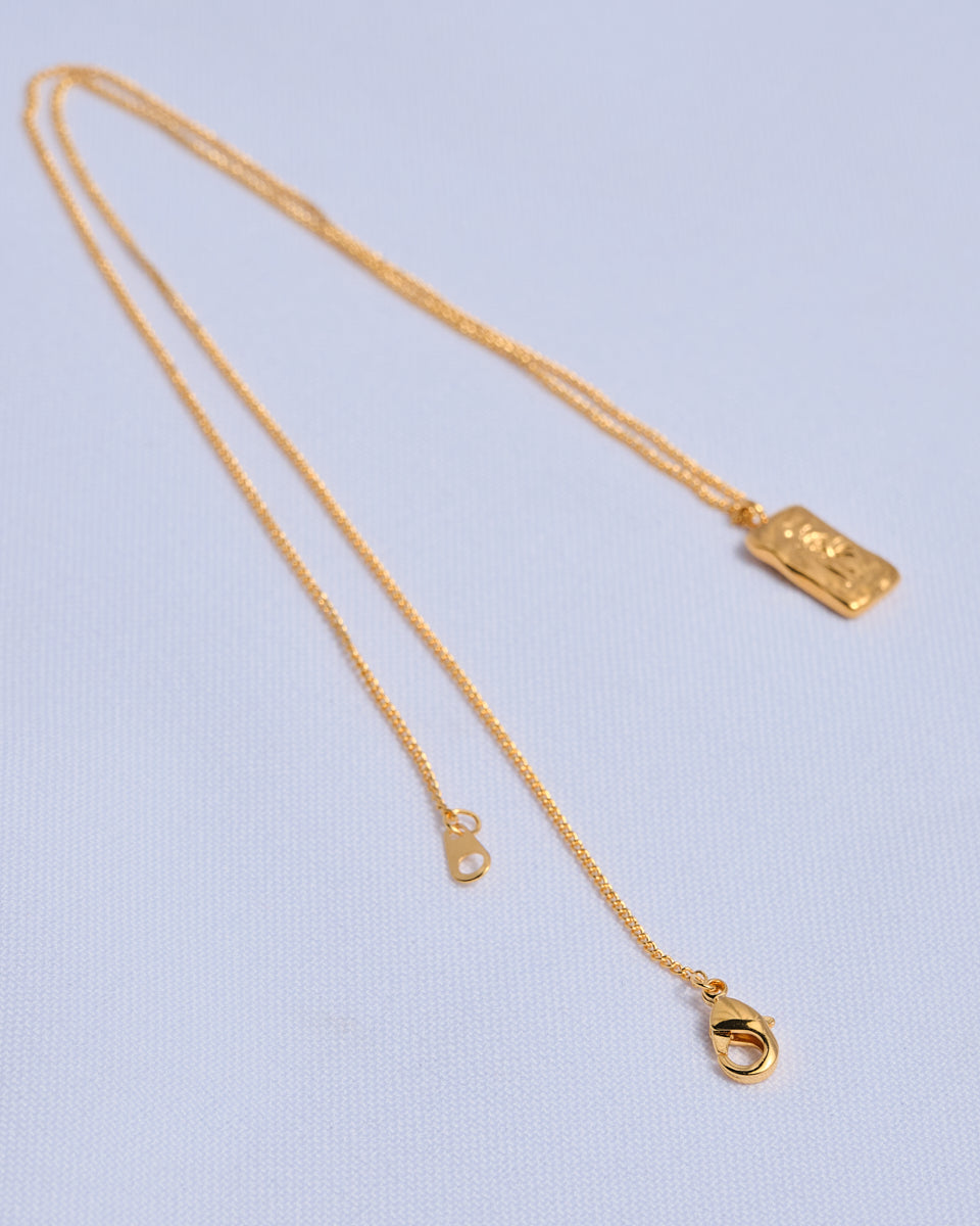 16K Plated 2 Palmitas Necklace