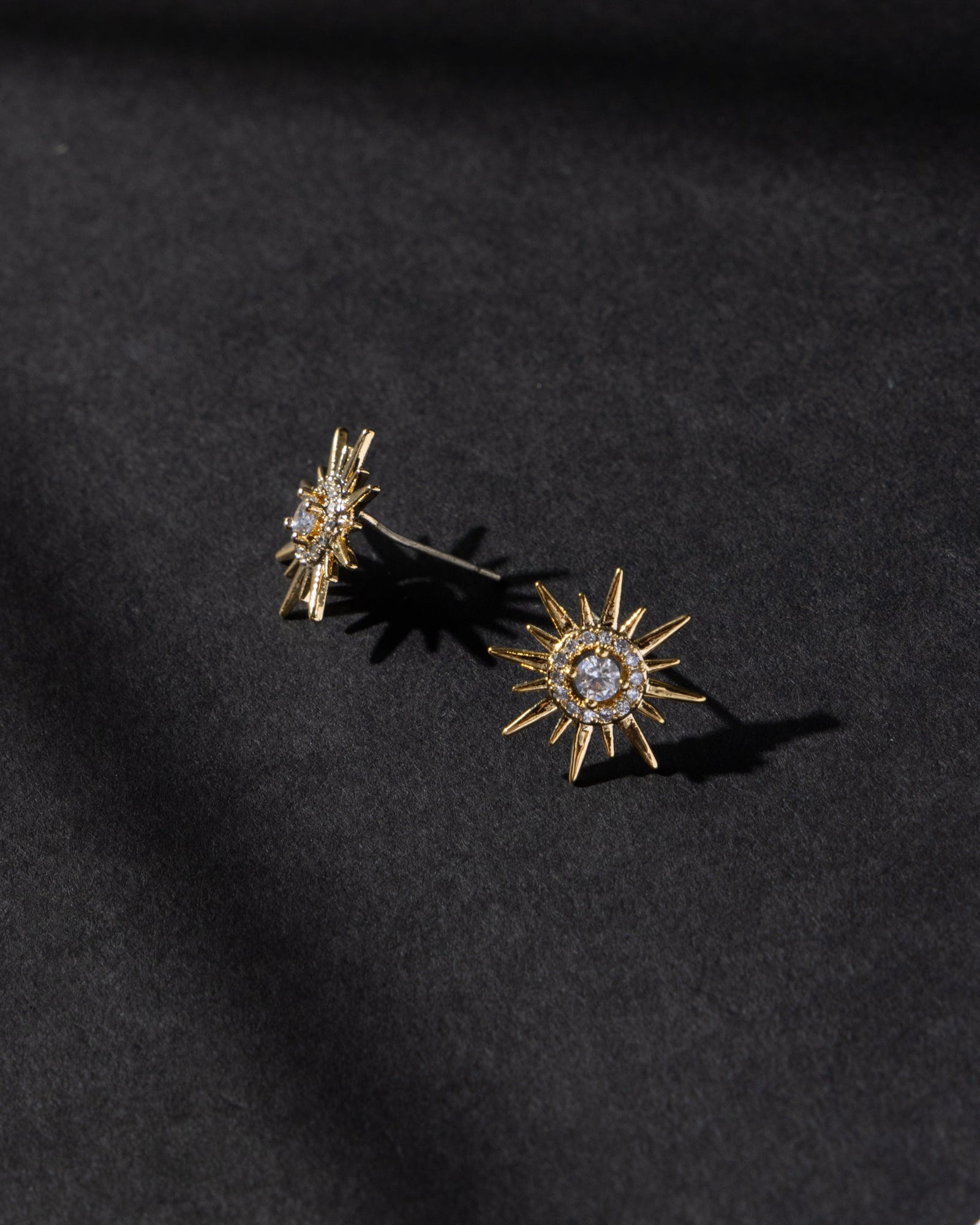 18K Plated Rayitos Posts