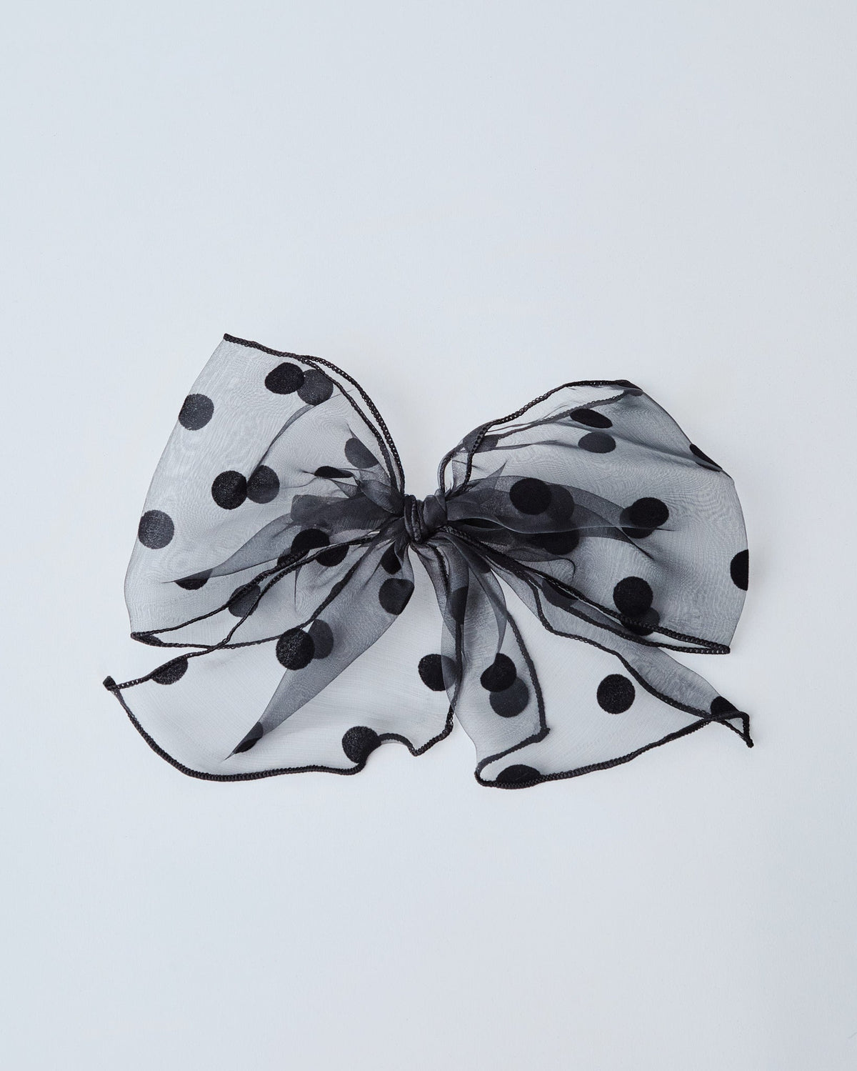 Polka Dot Bow Barrette