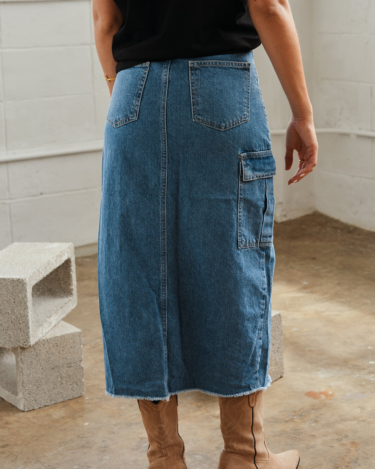 Lancelot Denim Skirt