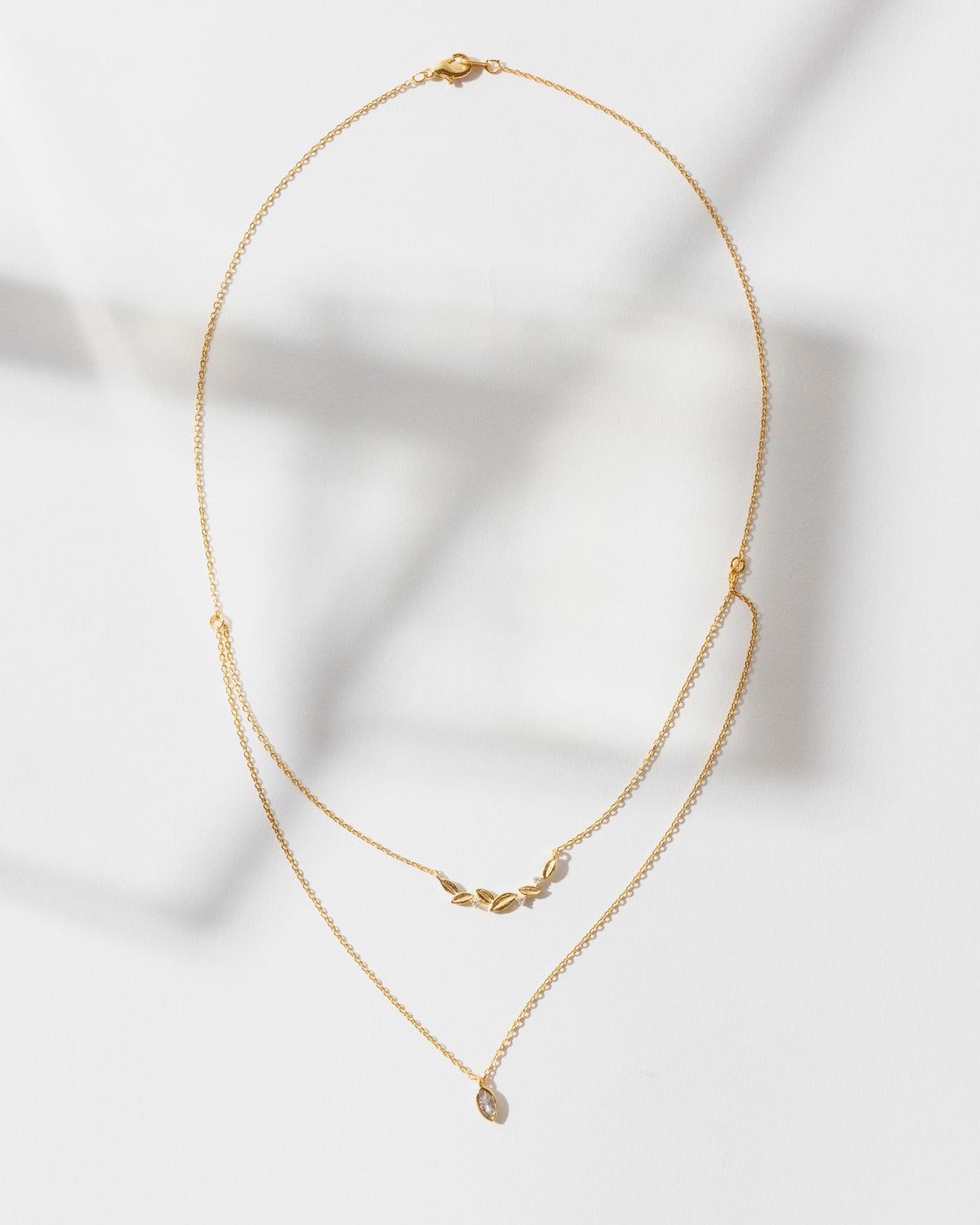 16K Plated Anthem Necklace