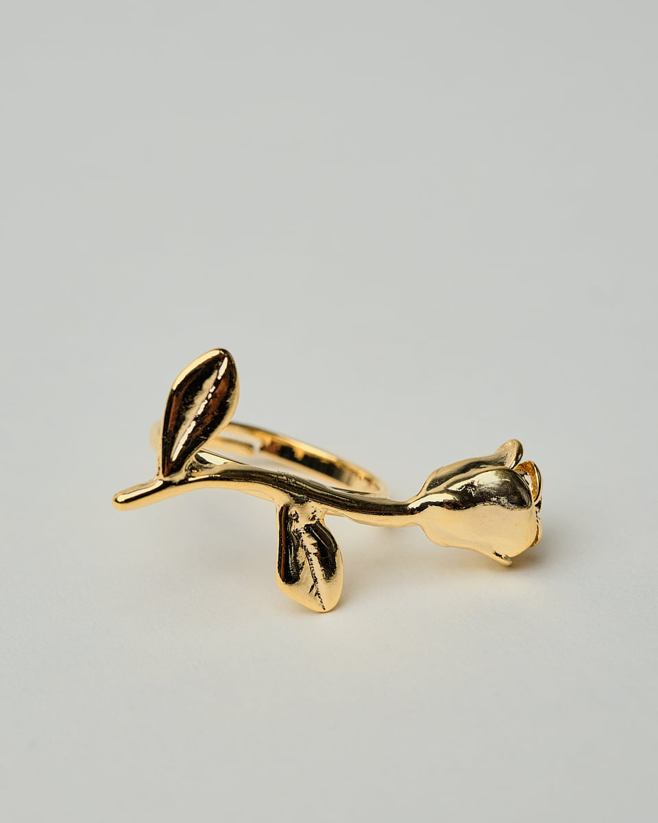 16K Plated The Rose Ring