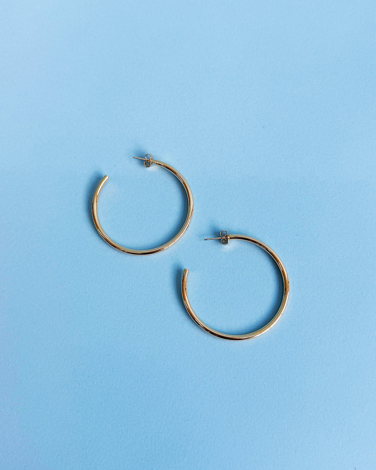 16K Plated Classic Hoop