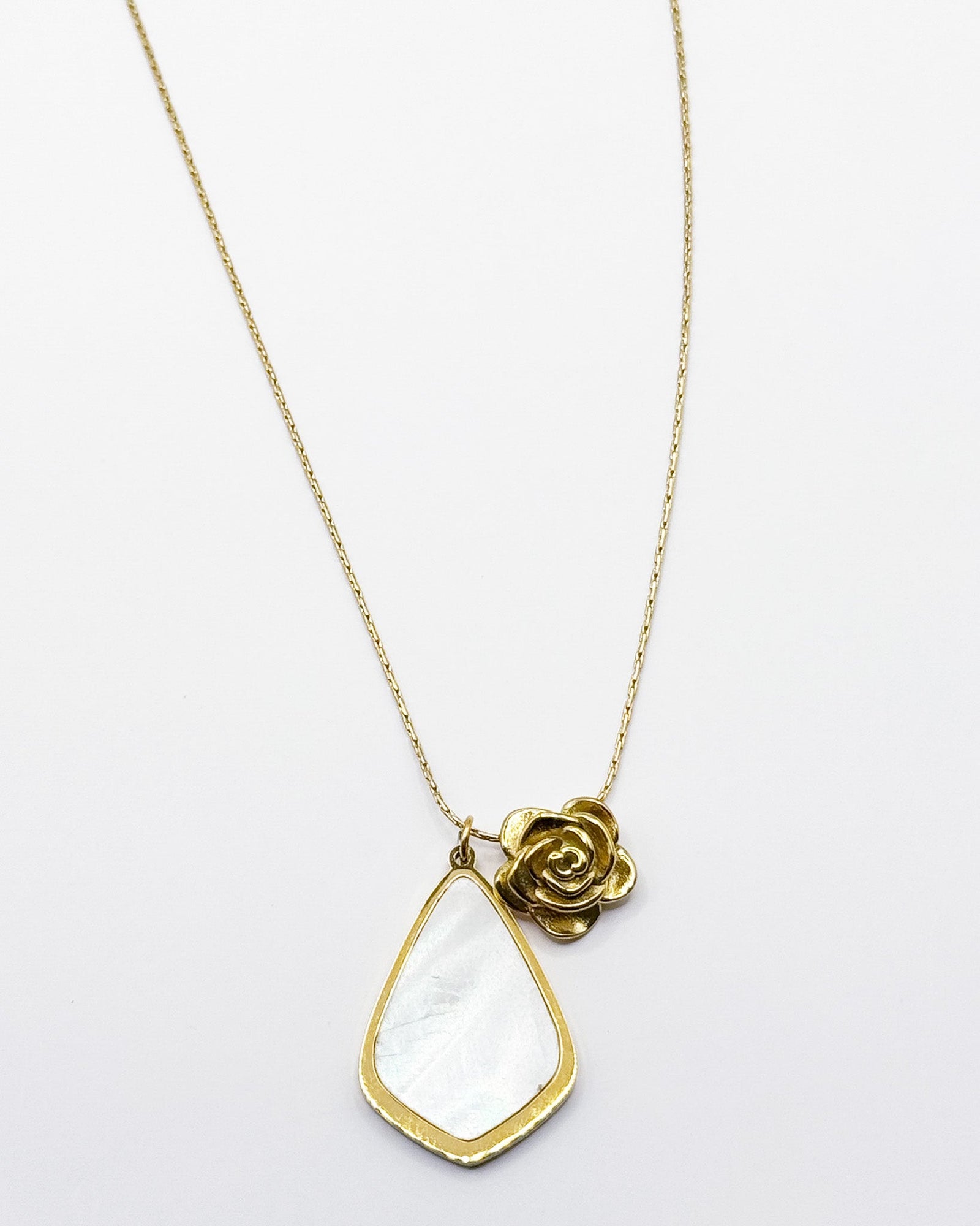 18K Plated Rosa Necklace